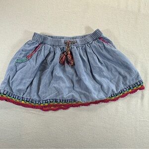 Gap Kids Skirt with Colorful crochet Edgding